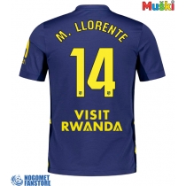 Atletico Madrid Marcos Llorente #14 Gostujuci Dres 2025-26 Kratak Rukav